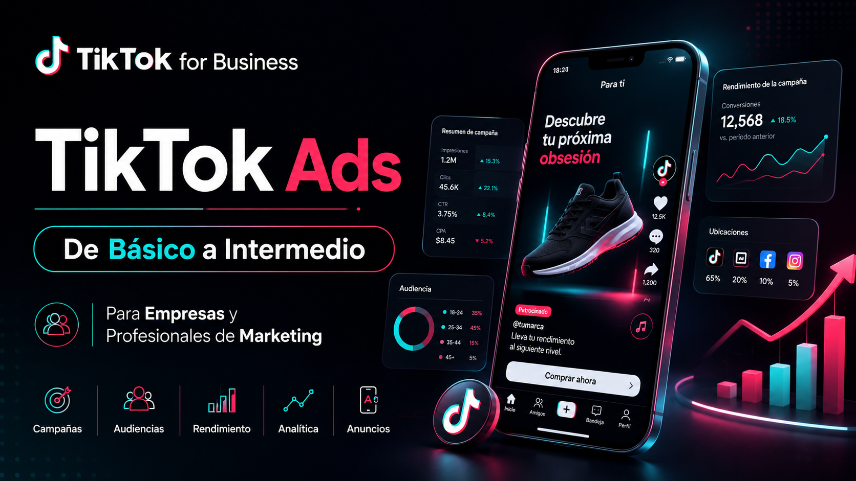 TikTok ADS Básico a Intermedio / Grabaciones Mayo